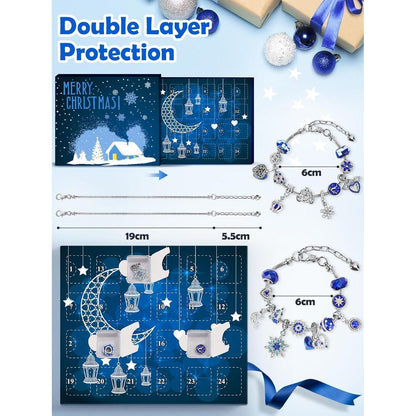 Adventskalender Armband DIY Mädchen 2026 Schmuck Weihnachten