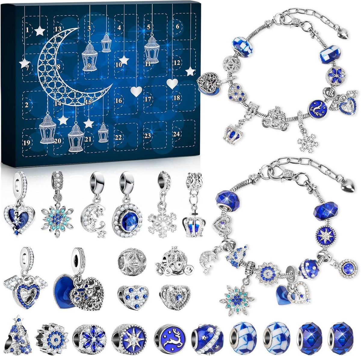 Adventskalender Armband DIY Mädchen Schmuck 2024 Weihnachten