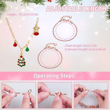 Adventskalender Schmuck Rosa 2026 Mädchen Frauen