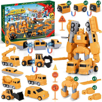 Adventskalender Autos Magnetisch 2026 für Kinder Jungen 3-12