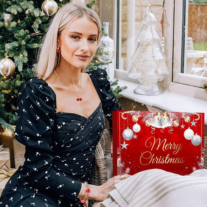 Adventskalender Schmuck Rot 2026 Mädchen Frauen