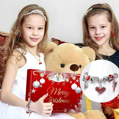 Adventskalender Schmuck Rot 2026 Mädchen Frauen