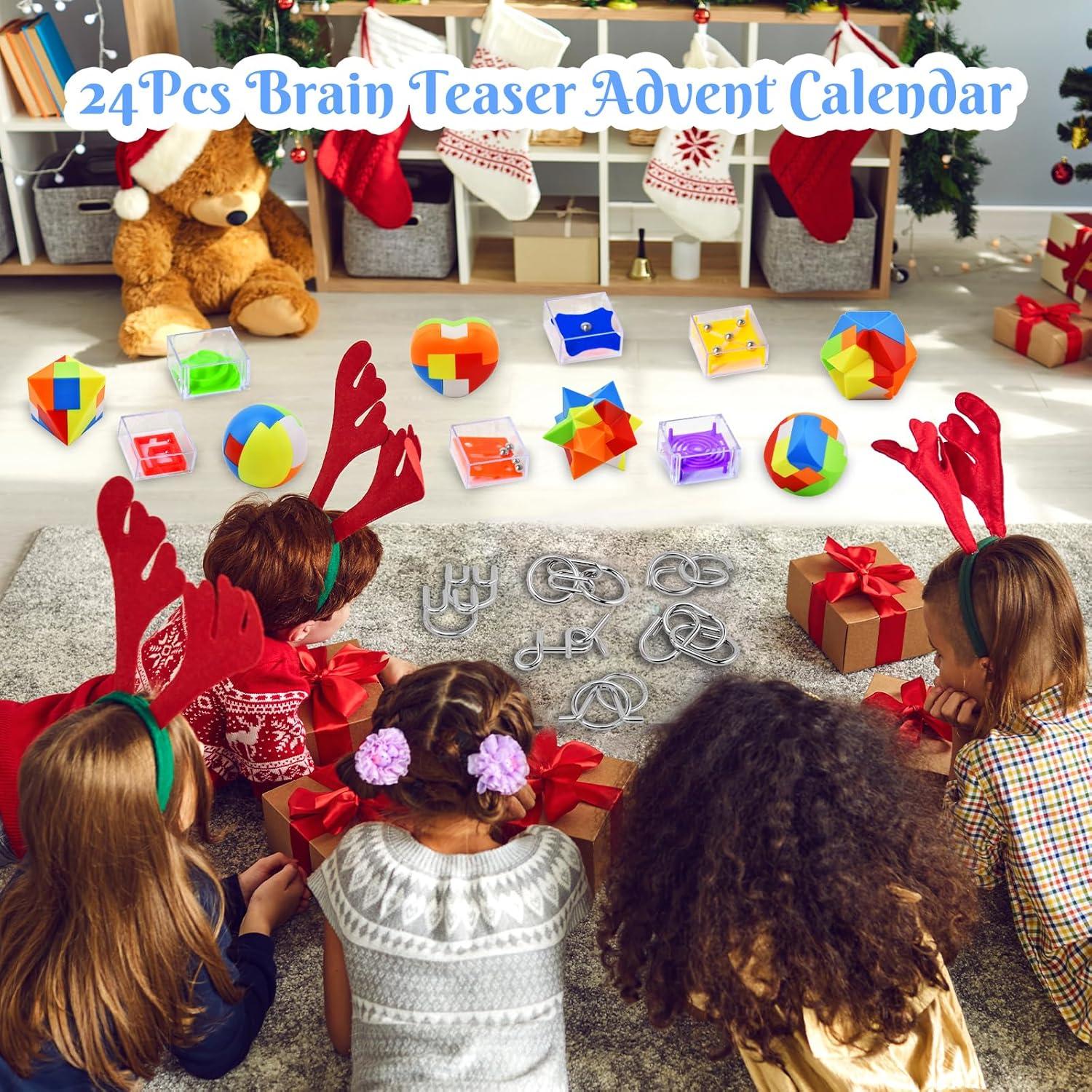 Adventskalender 2024 für Kinder - Rätselspielzeug