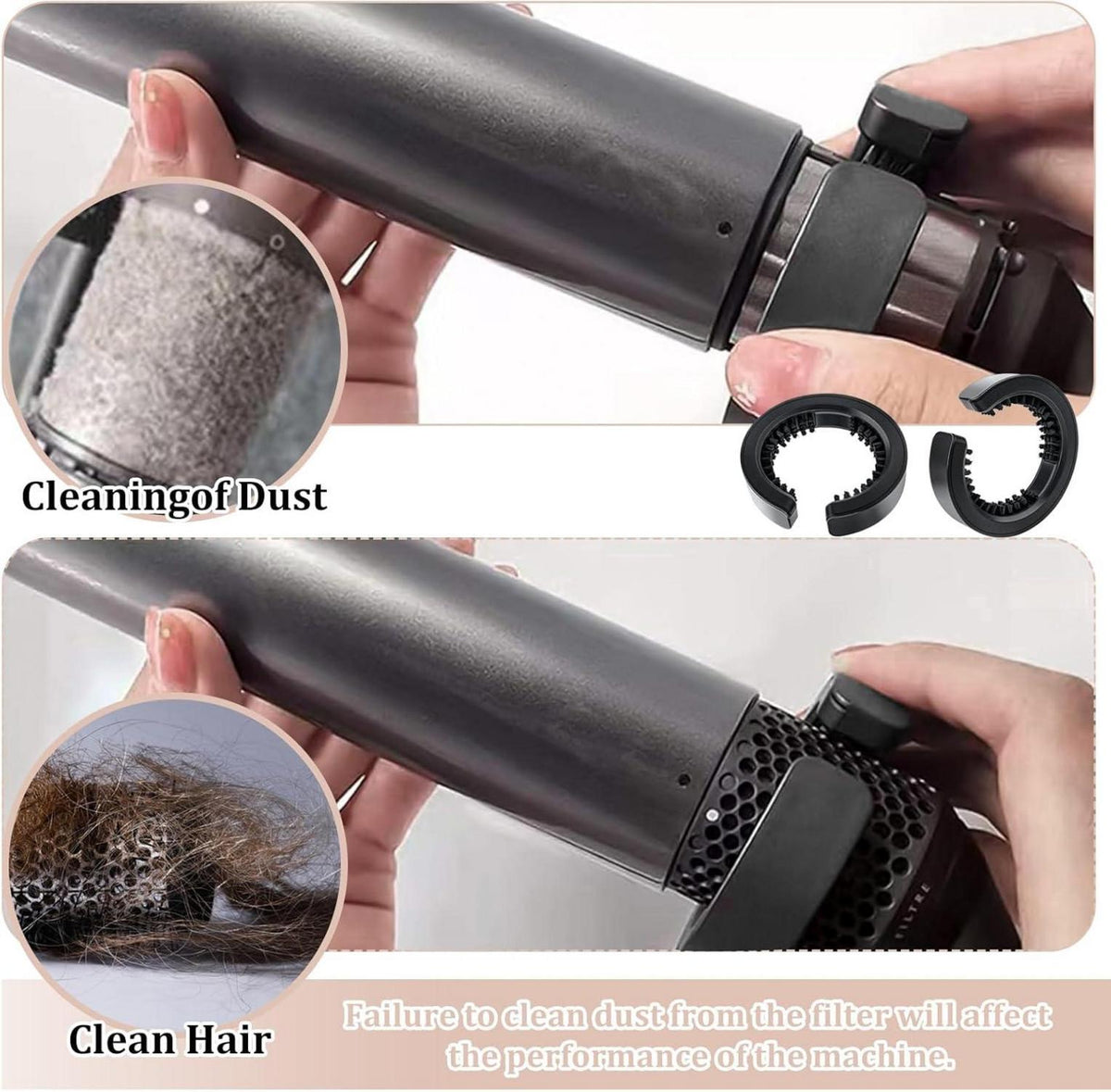 Filter Reinigungsbürste für Dyson Supersonic Haartrockner HS01 HS05 HD04