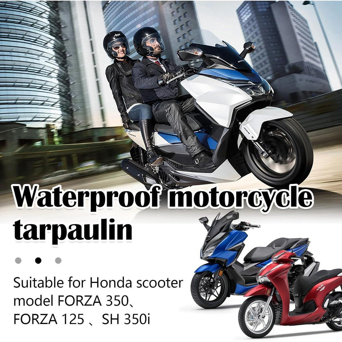 Motorrad Abdeckplane wasserdicht für Forza 350/125 & SH 350i