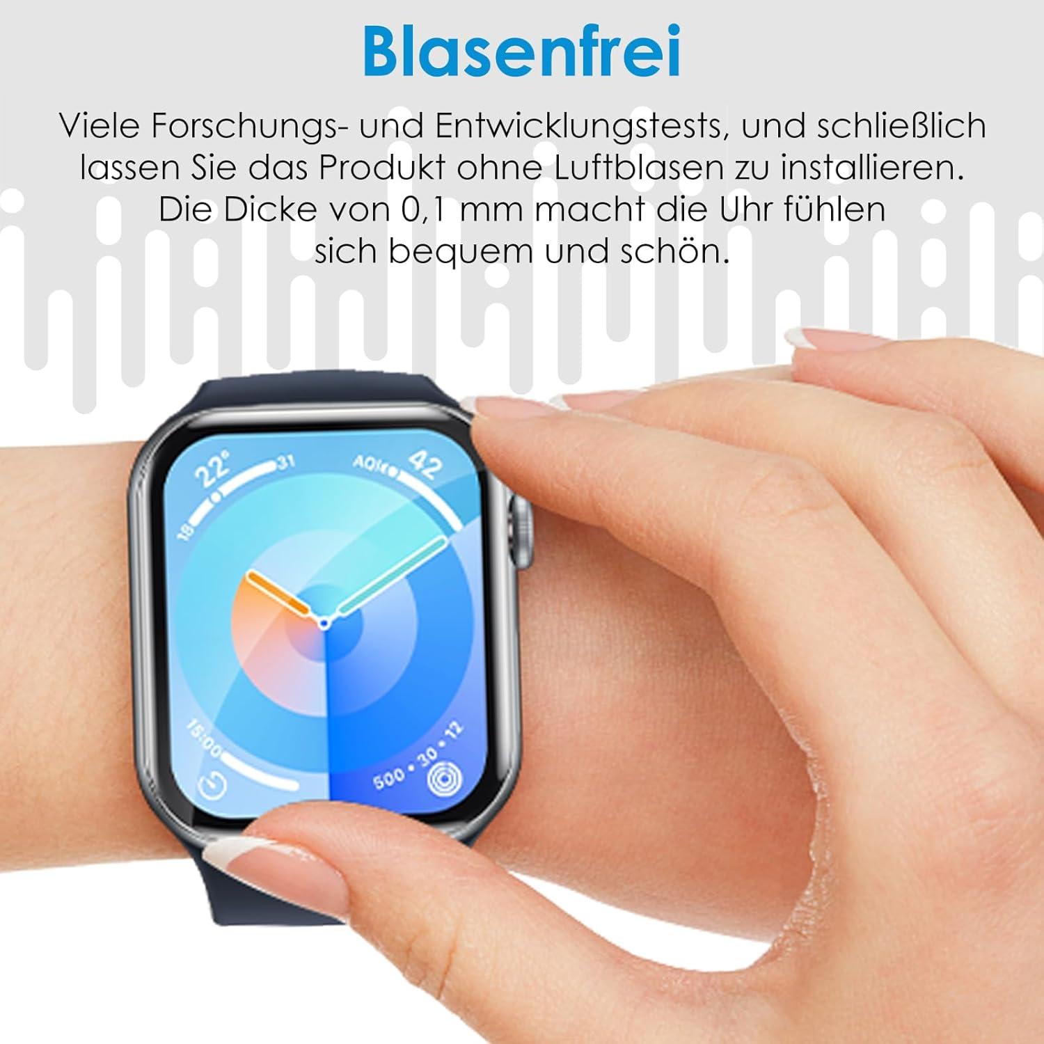 Apple Watch Series 10 42mm Schutzfolie 8er Set Displayschutz