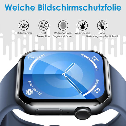 Schutzfolie für Apple Watch Series 10 46mm - 8er Pack HD Klar