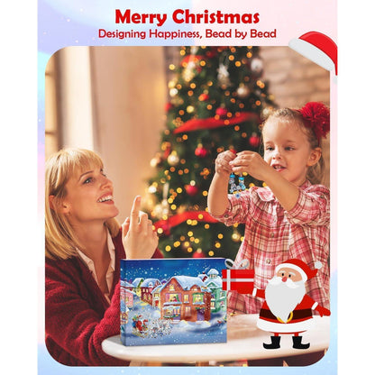 Adventskalender Mädchen 2024: Schmuck Bastelset Einhorn