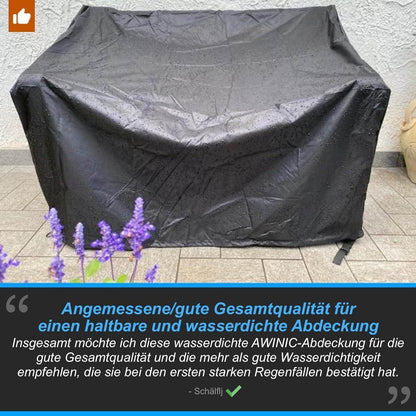 Gartenbank Abdeckung wasserdicht 175x85x65/90cm