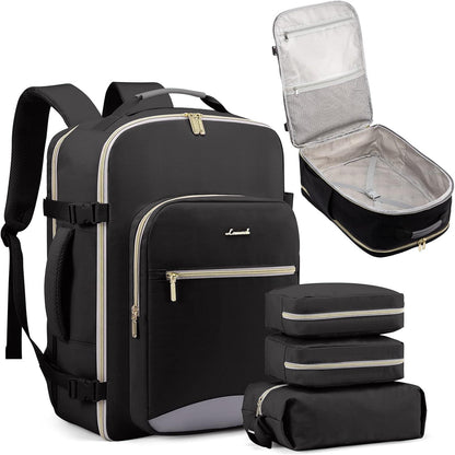 Handgepäck Rucksack 40L: Großer Reiserucksack mit Laptopfach