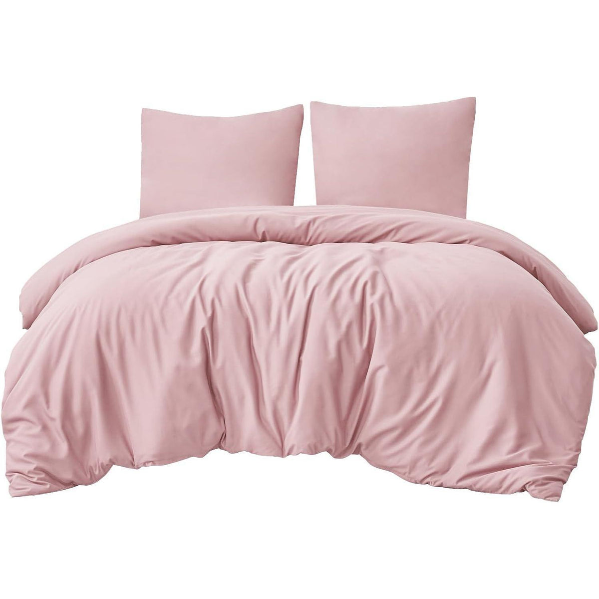 Bettwäsche-Set 220x240cm 3-teilig Mikrofaser Rosa