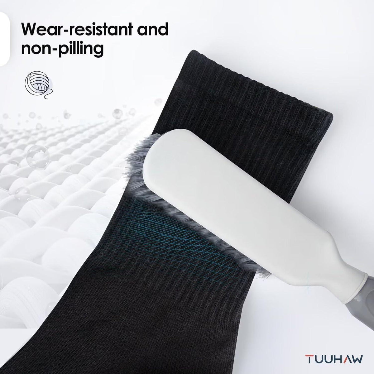 Tennissocken 6/12 Paar – Baumwoll-Frottee Socken Schwarz 43-46