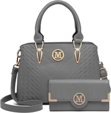 Vielseitige Miss Lulu Damen Handtasche mit Chevron-Details