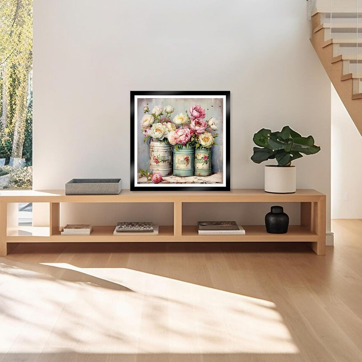 5D Diamant Painting Blumen Bild Set für Erwachsene & Kinder