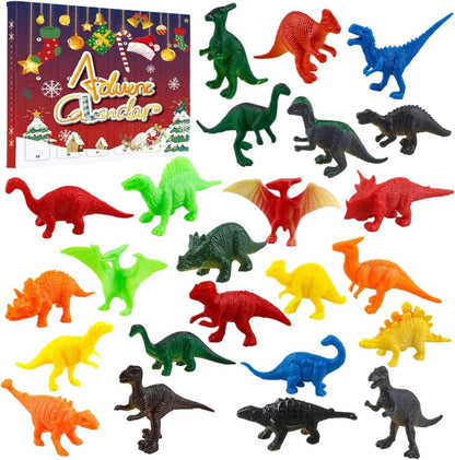 Adventskalender Dinosaurier Spielzeug 24 Tage Countdown für Kinder