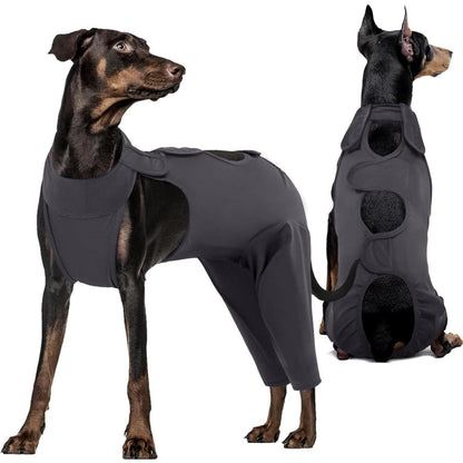 Hundebody nach OP – Wundschutz & Erholung für Hunde, Grau XXL