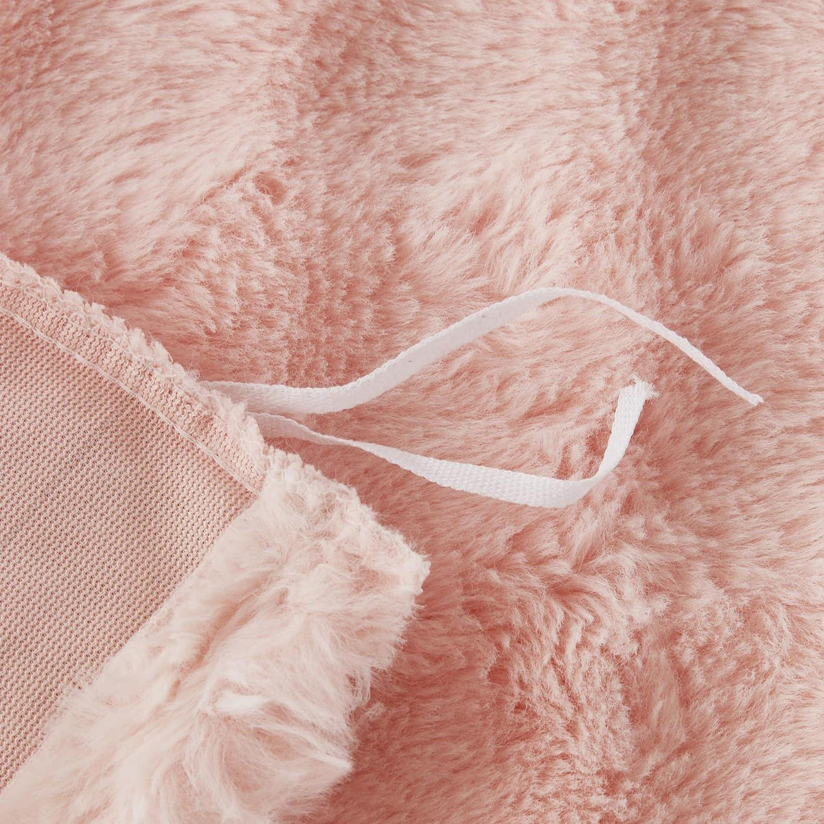 Plüsch Bettwäsche Set Rosa 155x220 cm – Warm & Kuschelig