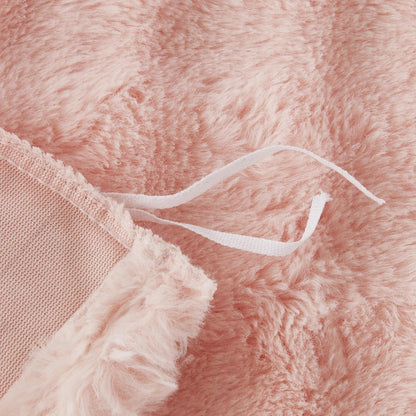Plüsch Bettwäsche Set Rosa 155x220 cm – Warm & Kuschelig