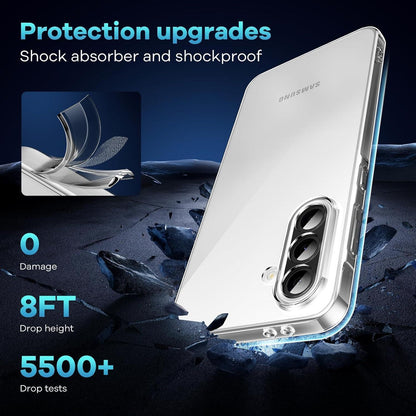 Transparente Handyhülle mit 3x Panzerglas für Samsung Galaxy A56