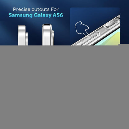 Transparente Handyhülle mit 3x Panzerglas für Samsung Galaxy A56