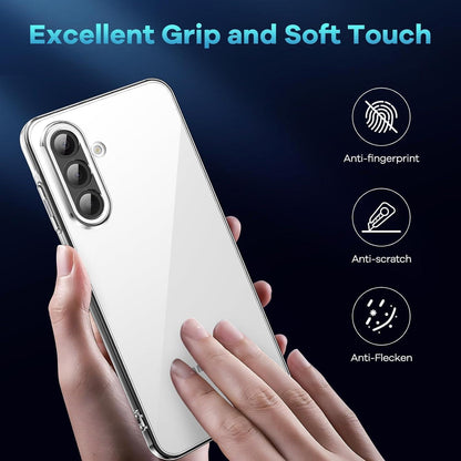 Transparente Handyhülle mit 2x Panzerglas für Samsung Galaxy A36