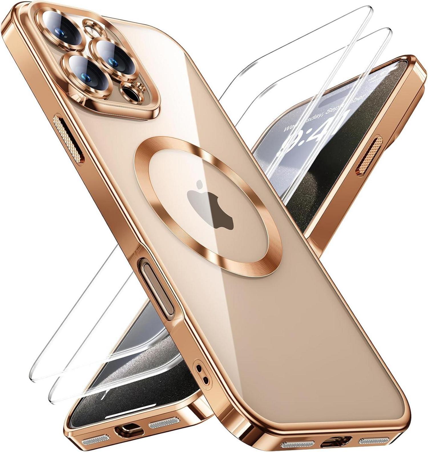 Militärstandard iPhone 16 Pro Max Hülle mit Magneten und Kameraschutz