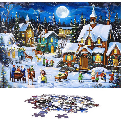 Adventskalender 2026 Puzzle für Erwachsene und Kinder 1008