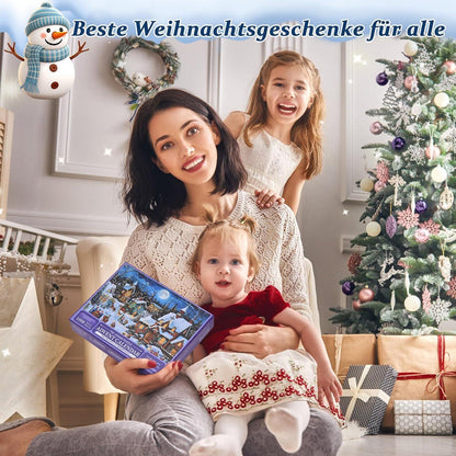 Adventskalender 2026 Puzzle für Erwachsene und Kinder 1008