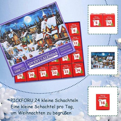 Adventskalender 2026 Puzzle für Erwachsene und Kinder 1008