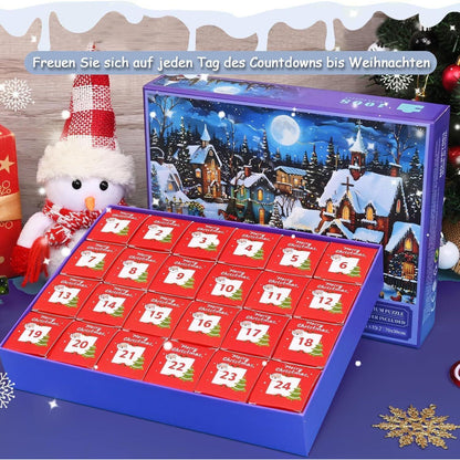 Adventskalender 2026 Puzzle für Erwachsene und Kinder 1008