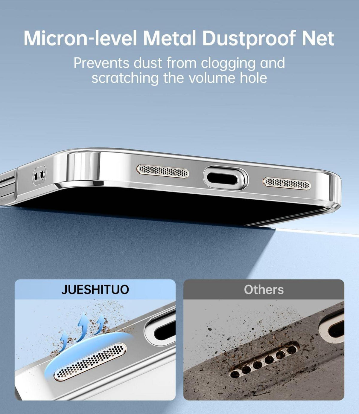 3 in 1 Hülle für iPhone 16 Plus Stoßfest Kratzfest Magsafe Case Silber
