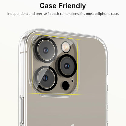 3 Stück Kameraschutz für iPhone 16 pro/max, 9H