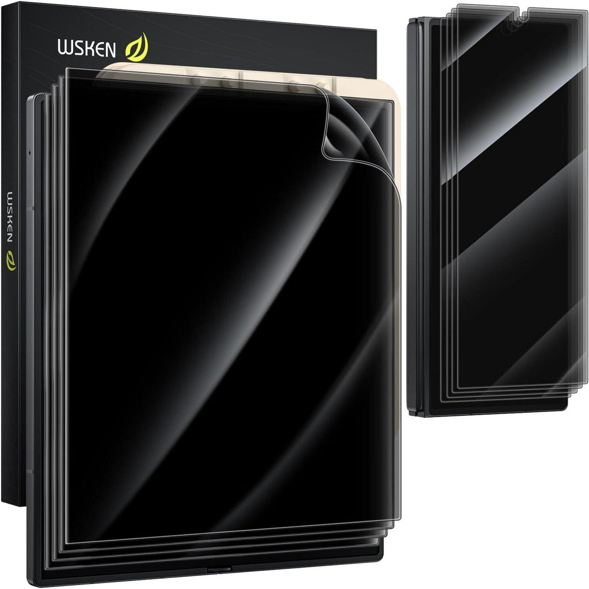 Schutzfolie für Samsung Galaxy Z Fold 6 28° Privacy 9H Panzer 4er Set