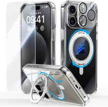 360° Magic Stand iPhone 16 Pro Max Hülle Militärschutz Unsichtbarer