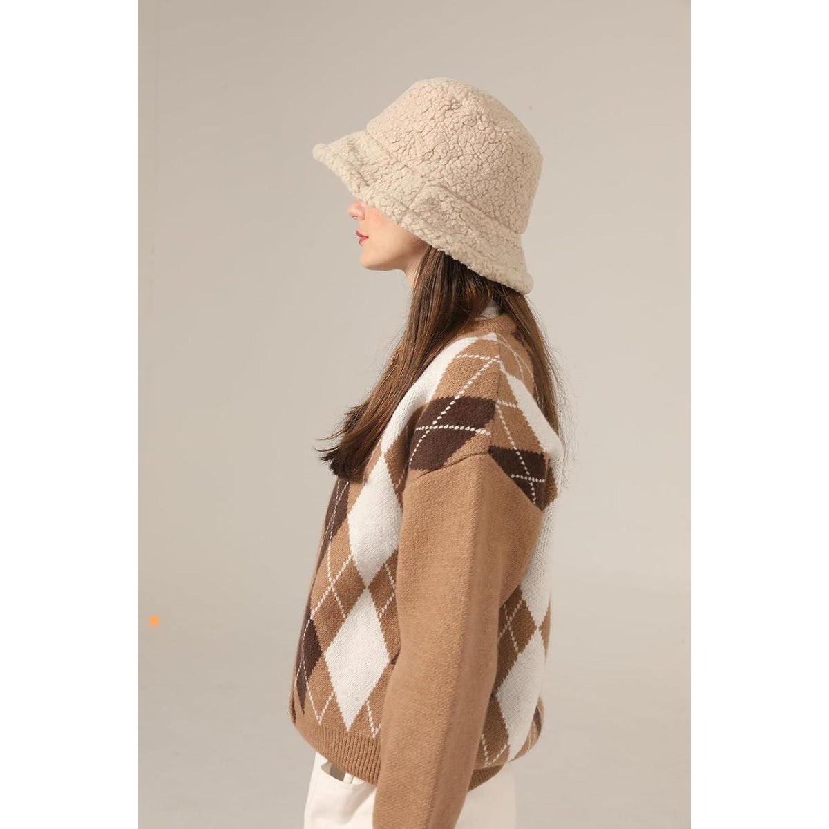 Reversibler Fischerhut Damen - Warm & Flauschig für Winter & Outdoor