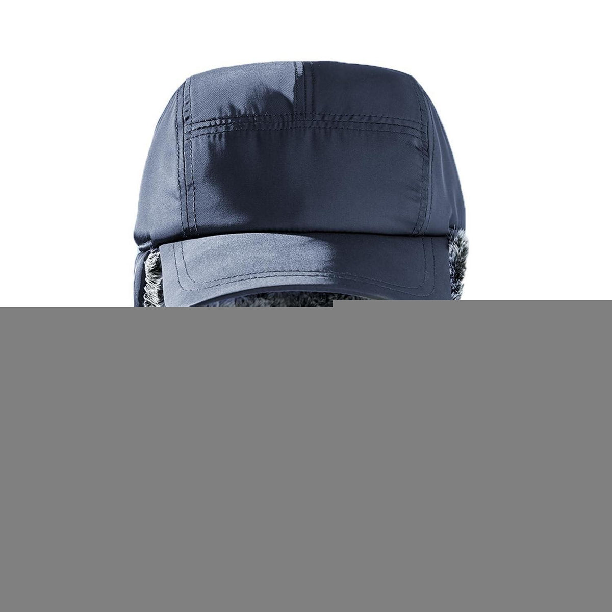 Warme Trappermütze mit Plüschfutter für Damen und Herren