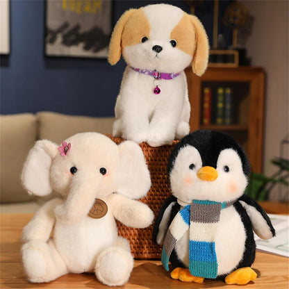 Pinguin Kuscheltier 23cm mit Halstuch - Flauschiges Stofftier Geschenk