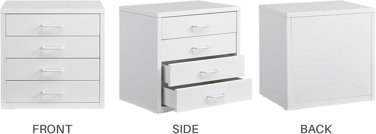 HollyHOME Schubladen-Aktenschrank Organizer A4 Home-Office