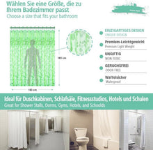 Eazzier Bath Duschvorhang 180x180cm Grün wasserabweisend