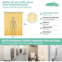Eazzier Bath Standard 3D-Eva-Duschvorhang 180x180cm blaugrün