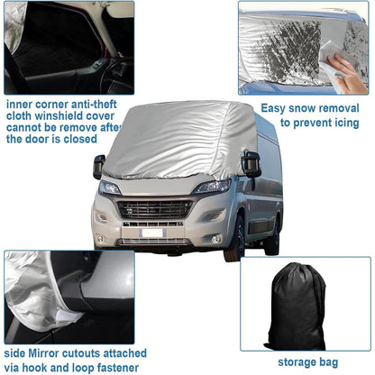 Thermo-Windschutzscheibenabdeckung für Ford Transit Custom 2012-2022