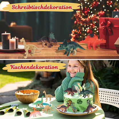Adventskalender Dinosaurier 2025 für Kinder mit 24 Figuren