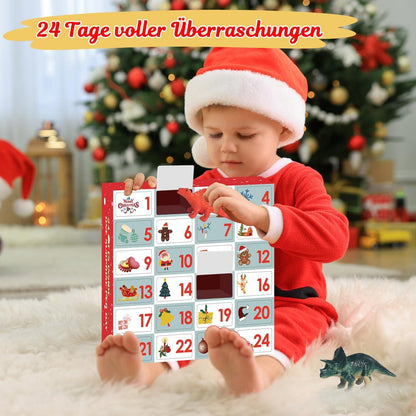 Adventskalender Dinosaurier 2024 Kinder Figuren