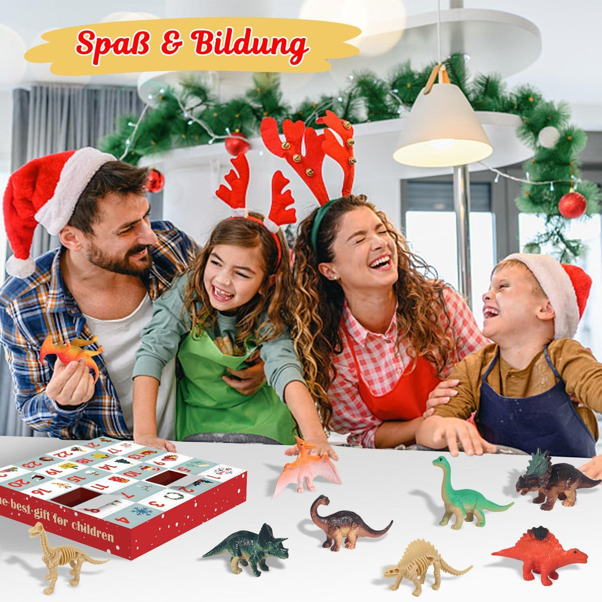 Adventskalender Dinosaurier Figuren Weihnachtskalender Kinder