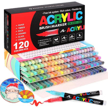 120 Acrylstifte Set – Wasserfest, Brush Tip, Vielseitig