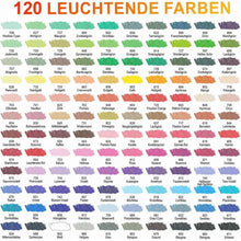 120 Acrylstifte Set – Wasserfest, Brush Tip, Vielseitig