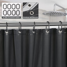 Duschvorhang Dark Grau 120x200 cm Wasserdicht
