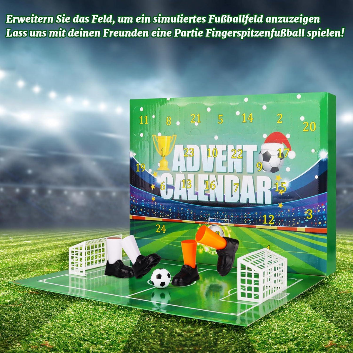 Kinder Fußball Adventskalender mit 24 Überraschungen