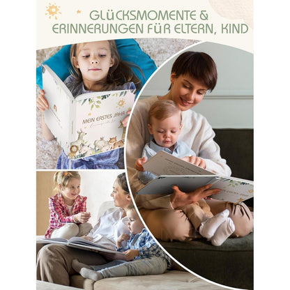 Babyalbum Mein Erstes Jahr – Hochwertiges Erinnerungsbuch
