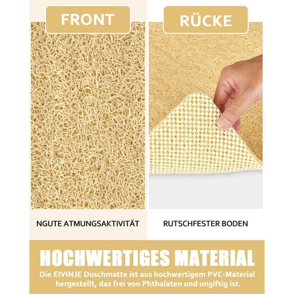 Rutschfeste Duschmatte 80x100 cm – Komfortable & Schnell Trocknende
